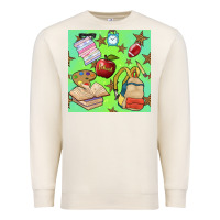 Sandshell school seamless pattern Premium Sweatshirt - BundleAndBundleShop