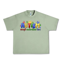 Oil Green autism accept understand love Urban Heavy Tee - MaliasSmallBusiness