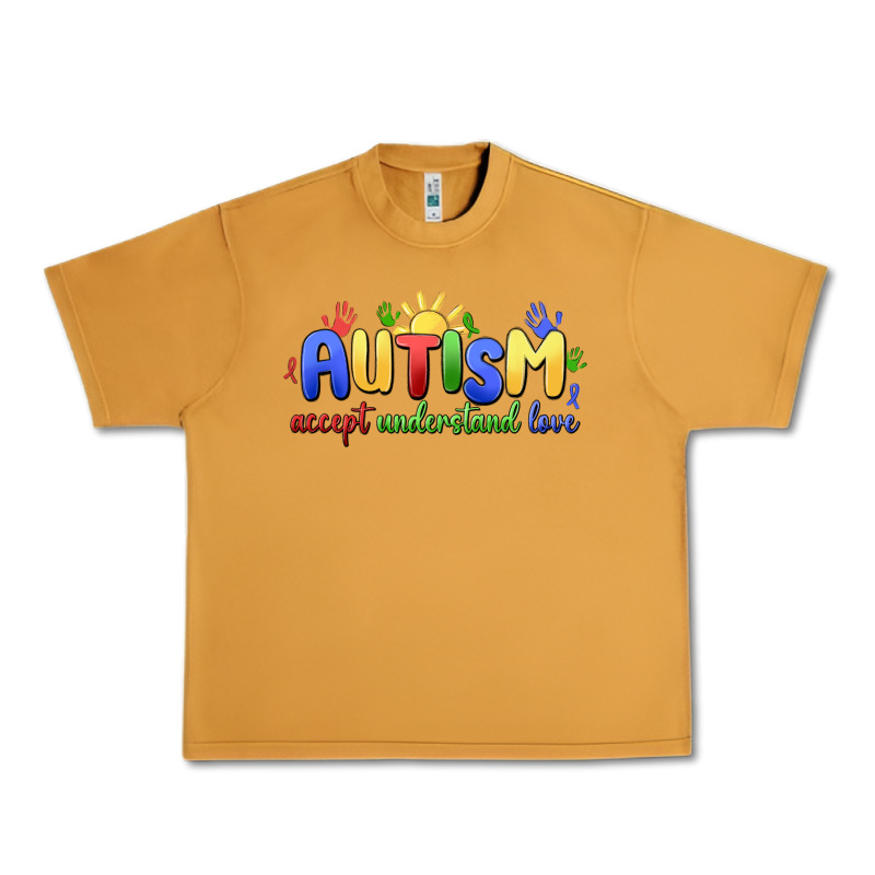 Autism Accept Understand Love Urban Heavy Tee by MaliasSmallBusiness | Teevron