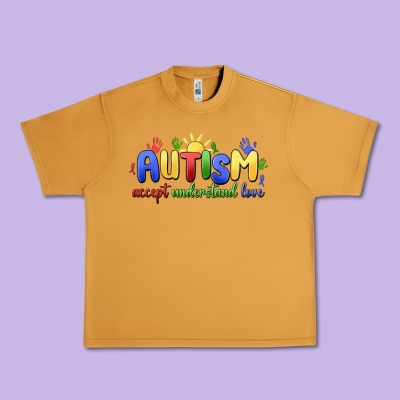 Urban Heavy Tee autism accept understand love