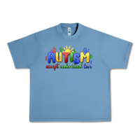 Pebble Blue autism accept understand love Urban Heavy Tee - MaliasSmallBusiness