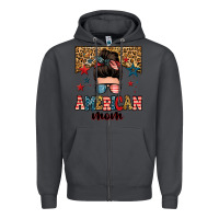Smoke american mom junkie messy bun Zipper Hoodie - Zillion Design Studio