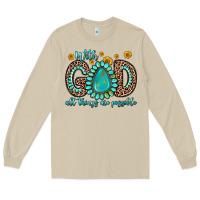 With God All Things Are Possible Gemstone Long Sleeve Tee | Teevron