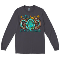 Smoke with god all things are possible gemstone Long Sleeve Tee - Zillion Design Studio