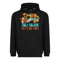 Black 3rd grade let's do this Heavyweight Hoodie - JahusDesignShop