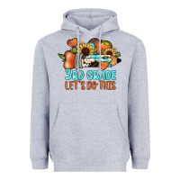 Heather Grey 3rd grade let's do this Heavyweight Hoodie - JahusDesignShop