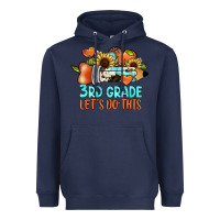 Navy 3rd grade let's do this Heavyweight Hoodie - JahusDesignShop
