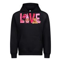 Black love with gnome Urban Hoodie - NancyCooperArtShop