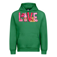 Emerald love with gnome Urban Hoodie - NancyCooperArtShop