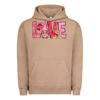 Pigment Burro love with gnome Urban Hoodie - NancyCooperArtShop