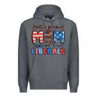 Rock just a normal mom trying not to raise liberals Premium Hoodie - MaliasSmallBusiness