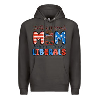 Smoke just a normal mom trying not to raise liberals Premium Hoodie - MaliasSmallBusiness