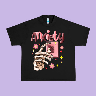 Urban Heavy Tee anxiety skeleton hand
