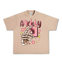 Burro anxiety skeleton hand Urban Heavy Tee - MaliasSmallBusiness