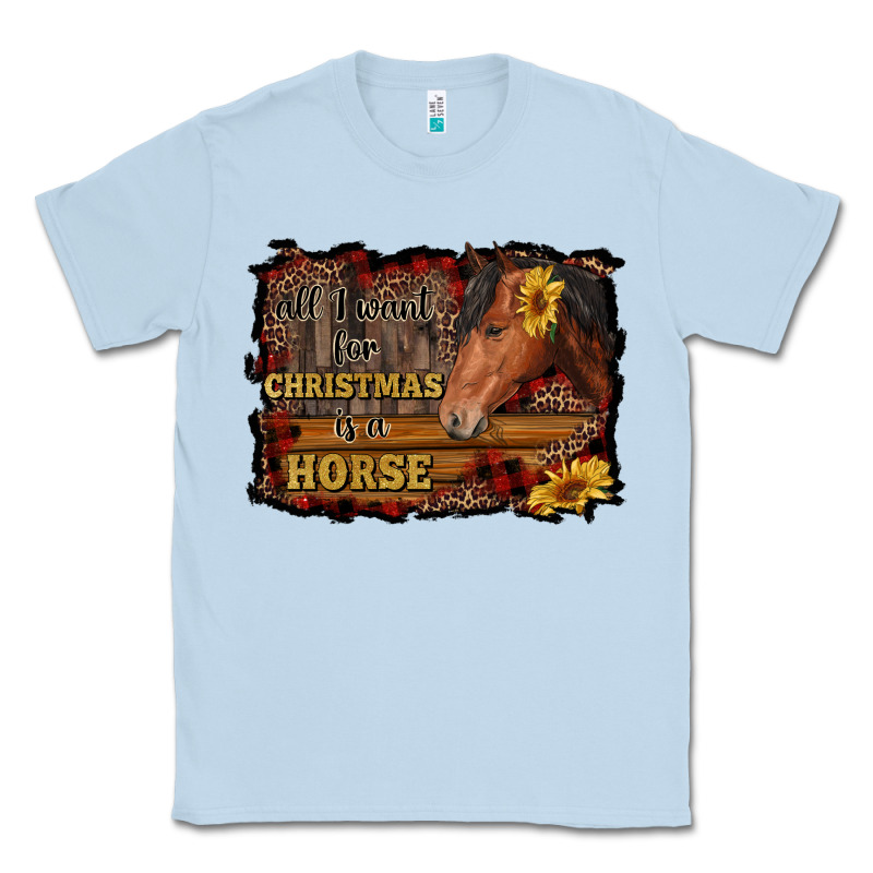 All I Want For Christmas Is A Horse Brown Horse Classic Tee by RanaPortraitStore | Teevron