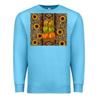 Ocean Blue pumpkin Premium Sweatshirt - JahusDesignShop