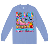 Colony Blue rolling into first grade Long Sleeve Tee - texasbilliewilder