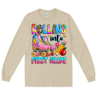 Mushroom rolling into first grade Long Sleeve Tee - texasbilliewilder