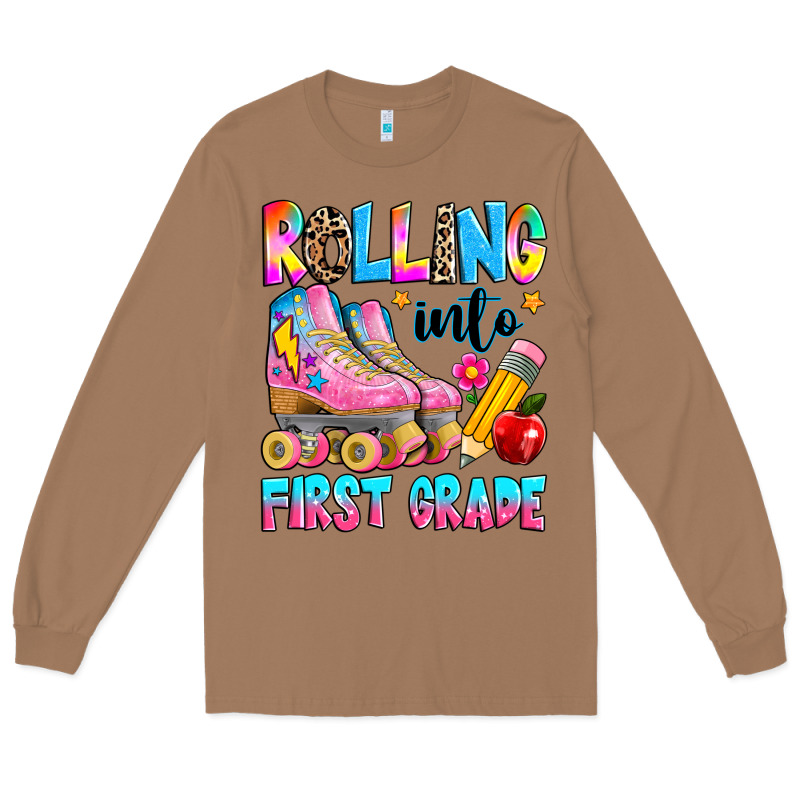 Rolling Into First Grade Long Sleeve Tee by texasbilliewilder | Teevron