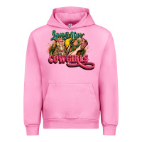 Fuchsia Pink long live cowgirls Urban Hoodie - NancyCooperArtShop