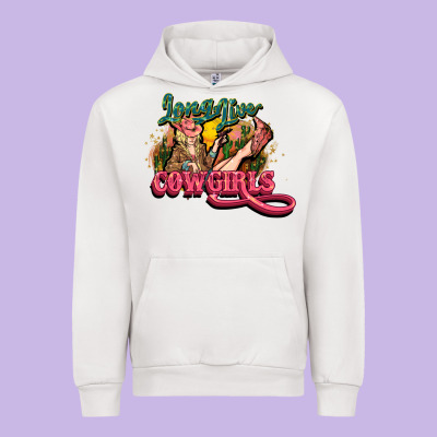 Long Live Cowgirls Urban Hoodie Designed By Nancycooperartshop