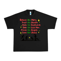 Black jesus and family belive like mary Urban Heavy Tee - MaliasSmallBusiness