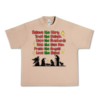 Burro jesus and family belive like mary Urban Heavy Tee - MaliasSmallBusiness