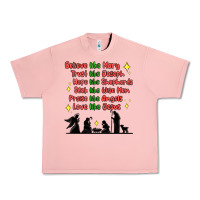 Salmon jesus and family belive like mary Urban Heavy Tee - MaliasSmallBusiness