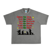Tornado jesus and family belive like mary Urban Heavy Tee - MaliasSmallBusiness
