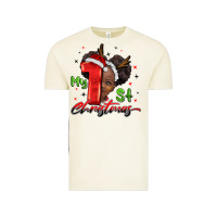 Vintage Arctic my first christmas african girl Vintage Tee - BarkalooDesign