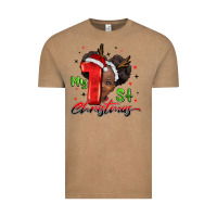 Vintage Coffee my first christmas african girl Vintage Tee - BarkalooDesign