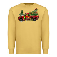 Antique Gold christmas truck Premium Sweatshirt - JahusDesignShop