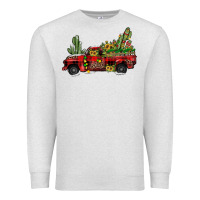 Oatmeal Heather christmas truck Premium Sweatshirt - JahusDesignShop