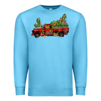 Ocean Blue christmas truck Premium Sweatshirt - JahusDesignShop