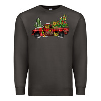 Smoke christmas truck Premium Sweatshirt - JahusDesignShop