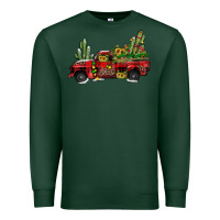Sports Green christmas truck Premium Sweatshirt - JahusDesignShop