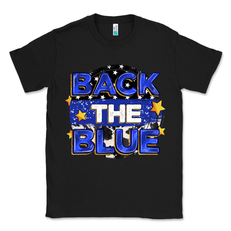 Back The Blue Classic Tee by Zillion Design Studio | Teevron