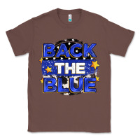 Chestnut back the blue Classic Tee - Zillion Design Studio