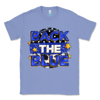 Colony Blue back the blue Classic Tee - Zillion Design Studio