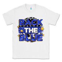 White back the blue Classic Tee - Zillion Design Studio