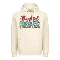 Tofu thankful blessed and kind of a mess Premium Hoodie - MaliasSmallBusiness