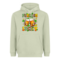 Matcha feeling lucky Heavyweight Hoodie - Artiststas