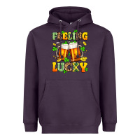 Plum feeling lucky Heavyweight Hoodie - Artiststas