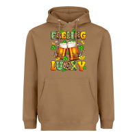 Toasted Coconut feeling lucky Heavyweight Hoodie - Artiststas