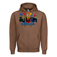 Chestnut autism advocate Zipper Hoodie - Zillion Design Studio