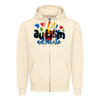 Sandshell autism advocate Zipper Hoodie - Zillion Design Studio