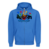 True Royal autism advocate Zipper Hoodie - Zillion Design Studio