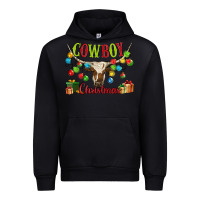 Black cowboy christmas Urban Hoodie - MaliasSmallBusiness