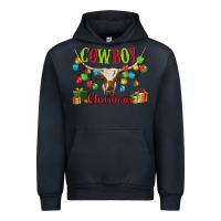 Navy cowboy christmas Urban Hoodie - MaliasSmallBusiness