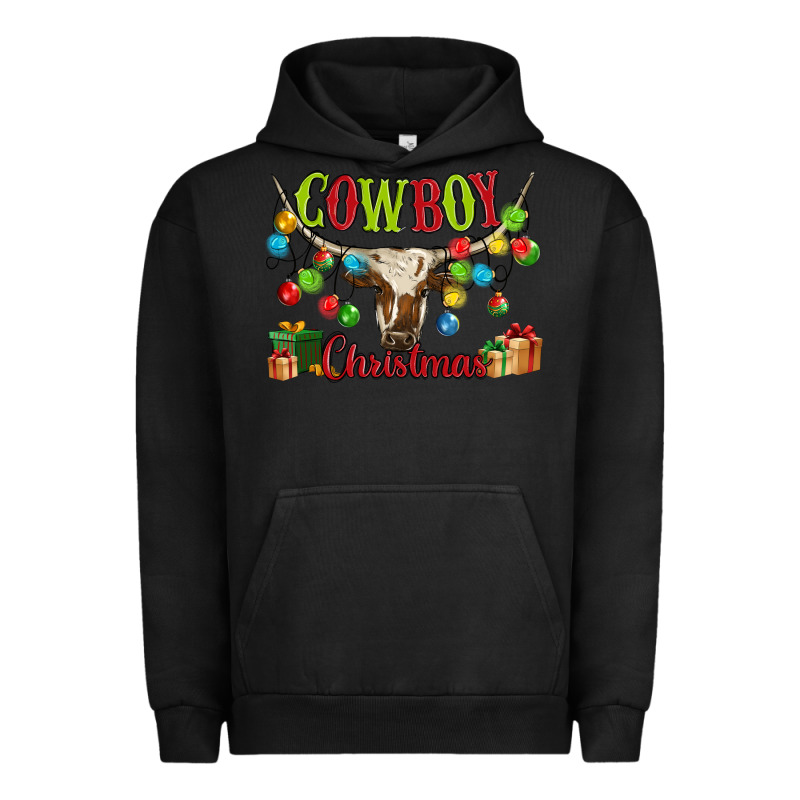 Cowboy Christmas Urban Hoodie by MaliasSmallBusiness | Teevron